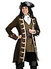 Cintura pirata in pelle marrone