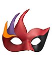 Colombina Cigno Venetian Leather Mask