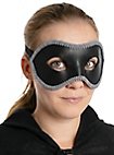 Colombina con Passamaneria nero-argento Venezianische Ledermaske