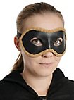 Colombina con Passamaneria nero-oro Venezianische Ledermaske