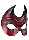 Colombina Diavolo Maschera veneziana di diavolo in pelle 