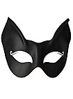 Colombina Gatta nero Venezianische Katzenmaske aus Leder