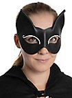 Colombina Gatta nero Venezianische Katzenmaske aus Leder