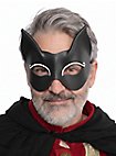 Colombina Gatta nero Venezianische Katzenmaske aus Leder