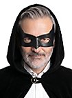 Colombina Incognito Sort Venetiansk Lædermaske