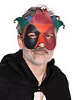 Colombina Joker Maschera veneziana in cuoio