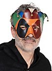 Colombina Joker Venezianische Ledermaske