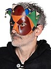 Colombina Joker Venezianische Ledermaske