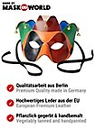 Colombina Joker Venezianische Ledermaske