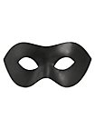 Colombina Liscia black Venetian Leather Mask