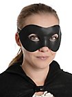 Colombina Liscia black Venetian Leather Mask