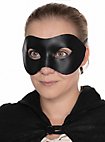 Colombina Liscia black Venetian Leather Mask