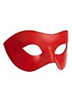 Colombina Liscia red Venetian Leather Mask