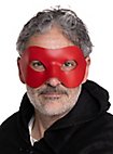 Colombina Liscia red Venetian Leather Mask