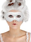 Colombina Liscia white Venetian Leather Mask
