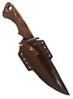 Coltello con fodero - Coltello Bowie, marrone Arma imbottita