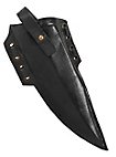 Coltello con fodero - Coltello Bowie, nero Arma imbottita