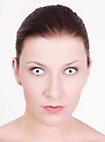 Contactlens lichtblauw met sterkte