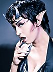 Cornes de diable Application en latex