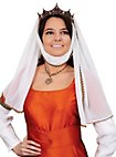 Court ladies' veil - Lagia, white