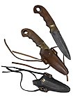 Cuchillo De Supervivencia - Iron Fortress Con Funda De Cuero