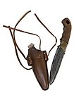 Cuchillo De Supervivencia - Iron Fortress Con Funda De Cuero