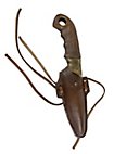 Cuchillo De Supervivencia - Iron Fortress Con Funda De Cuero