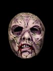 Demi-masque de zombie affamé en latex