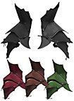 Demon Shoulder Guards black 