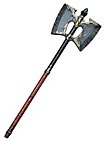 Doppelaxt - Chaos Polsterwaffe  (140cm)