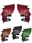 Dragonrider Shoulder Guards black 