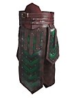Dwarf Leather Armor Set green & brown