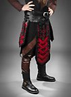 Dwarf War Skirt red & black