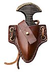 Fist Dagger - Iron Fortress with Leather Sheath