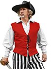 Gilet pirata rosso