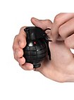 Granata a mano giocattolo nera - granata LARP, manichino