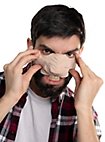 Gueule de loup garou Application en latex