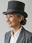 Steampunk Zylinder grau 