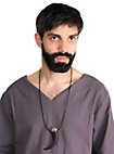 Impresión 3D - Colgante Garra De Oso Con Correa De Cuero (10cm)