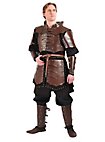 Jambières d'assassin en cuir marron