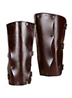 Jambières d'assassin en cuir marron