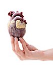 Klein Hart Van Siliconen - Vulbaar Met Nepbloed (12 Cm)