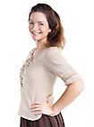 Kortærmet Middelalder Bluse - Valeria