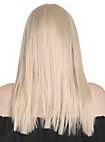 Lange Pruik Lichtblond Met Middenscheiding