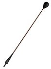 Larp-arrow rounded head, brown shaft