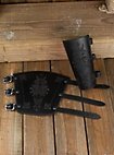 Leather bracers - Swan