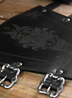 Leather bracers - Swan