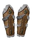 Leather bracers with fur - Heimdall