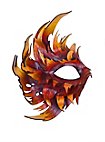 Leather Mask - Phoenix - brown
