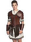 Lederrüstung Komplett-Set - Gladiatorin